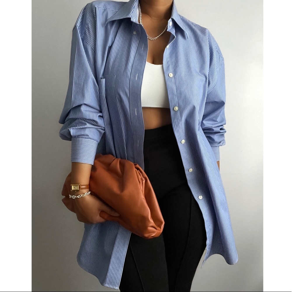 Vintage Striped Button Down